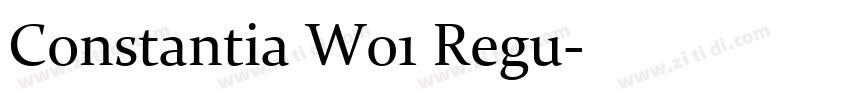 Constantia W01 Regu字体转换 Constantia W01 Regu字体转换